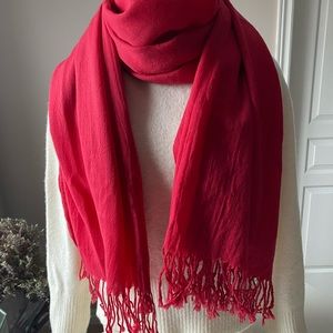 Tie rack wool scarf